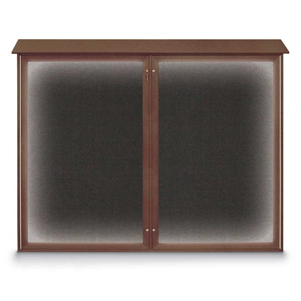 Double Door Enclosed Indoor Letterboard